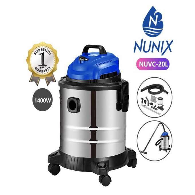 Nunix Vacuum Cleaner 3 in 1 Wet And Dry, 20l NUVC-20L